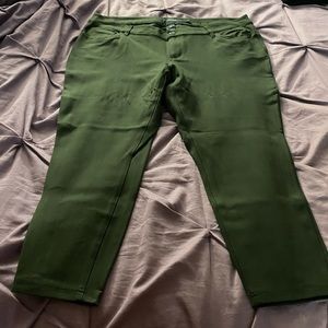 Cropped dressy skinny pant